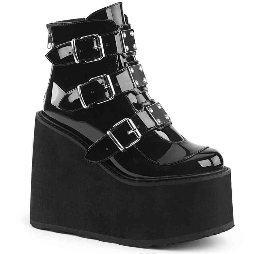 DemoniaCult - SWING105 Plateau Laarzen - Zwart Product image